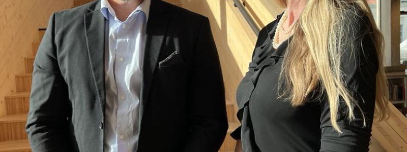 Kristoffer Bygdemark och Anna Lidman. Pressbild: Structor
