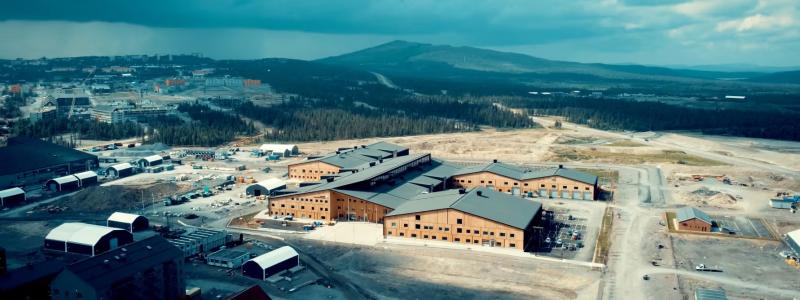 Tegel från Kiruna gamla stadshus kunde återbrukas och användas i byggnationen av Kunskapsstaden. Foto: Traction Productions