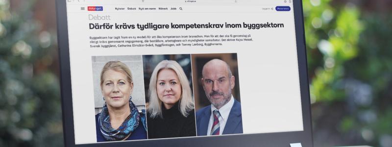 Programmet Kvalitetssäkrad kompetens, som stöds av Svensk Byggtjänst och Byggföretagen, syftar till att skapa en gemensam modell för standardiserade kvalifikationer inom samhällsbyggnad. Pressbild: Svensk Byggtjänst