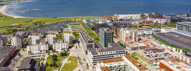 Kvarteret Tampen i Västra Hamnen i Malmö. Pressbild: Riksbyggen