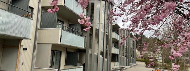 Utvecklingen av Lindome centrum har gått vidare. Pressbild: Förbo