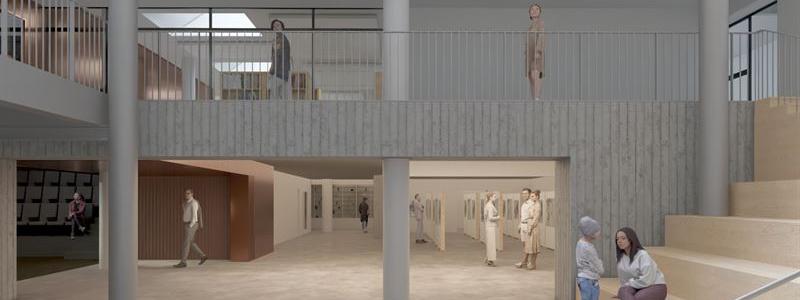 Idensalmis kulturminnesmärkta multifunktionscenter i Finland.  Credit: Muuan Jada