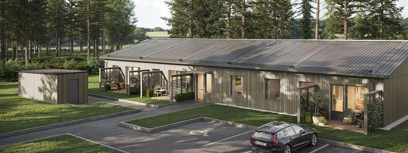 Parmaco bygger LSS-boende åt Sundsvalls kommun. Pressbild: Parmaco
