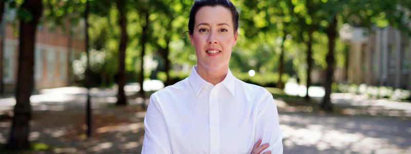 Maja Ivarsson blir Nyréns Arkitektkontors nya VD. Foto: Nyréns