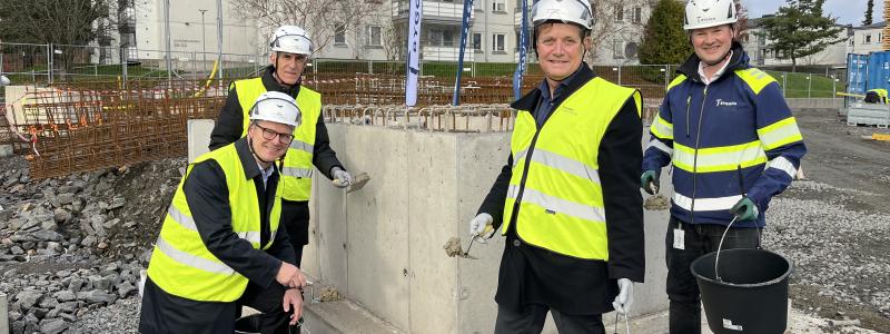 Murning spadtag kv 8 Selma stad.  Av: Catrine Andersson, Framtiden Byggutveckling