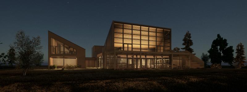 Nabben, visualisering. Pressbild: Forsen