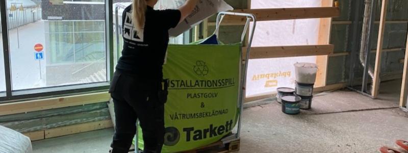 Noak står som segrare i återvinningsligan 2023 med nästan 23 ton insamlat installationsspill. Det innebär en koldioxidbesparing på totalt 46 000 kilo. Foto: Noak