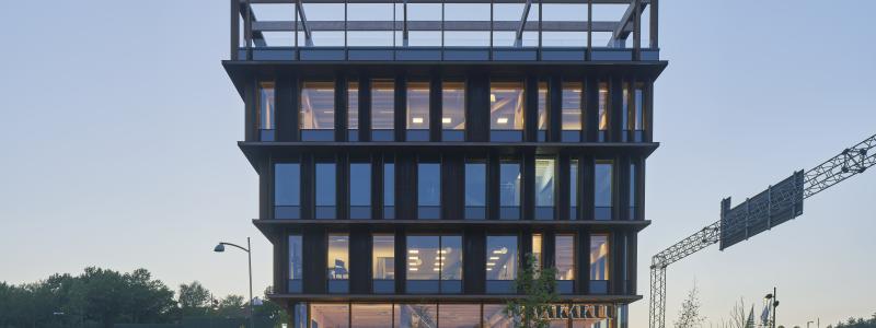 Nodi kontorshus och mötespunkt är Göteborgs bästa byggnadsverk 2022. Foto: Åke EsonLindman