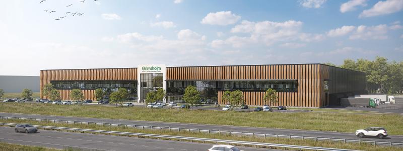 Nordsten Development utvecklar Grimsholm Innovation Center i Falkenberg. Pressbild: Nordsten Development