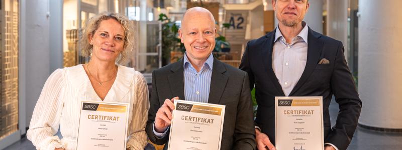 Certifierad Expert Säkerhetsskydd är en oberoende tredjepartscertifiering som verifierar kompetens och erfarenhet hos yrkesroller som arbetar med säkerhetsskydd. Foto: Anders Modin