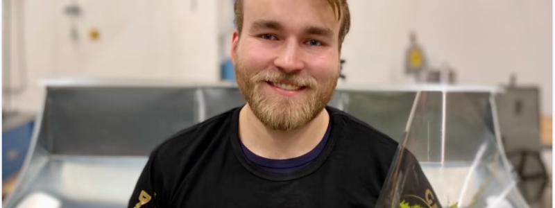 Olle Spetz vinnare av EuroSkills 2023.  Foto: Tomas Skagerlind