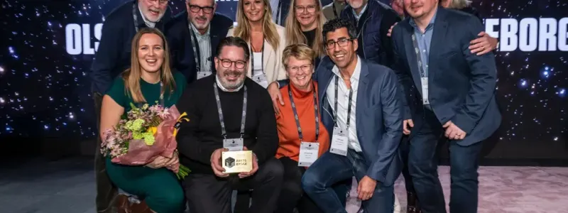 Projektet belönas som en av branschens främsta prestationer. Foto: Mattias de Frumerie