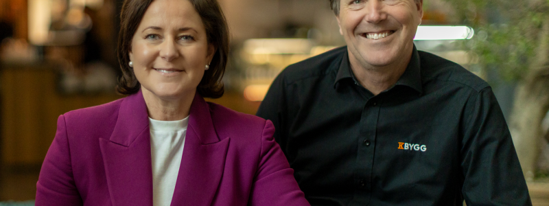 Marknadschef Lena Carlberg och Erik Öhlin. Pressbild: Kesko Sverige