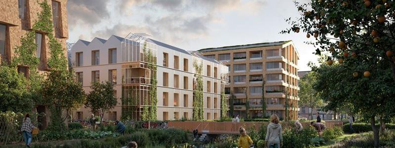 Hoofddorp utanför Amsterdam. Pressbild: White Arkitekter