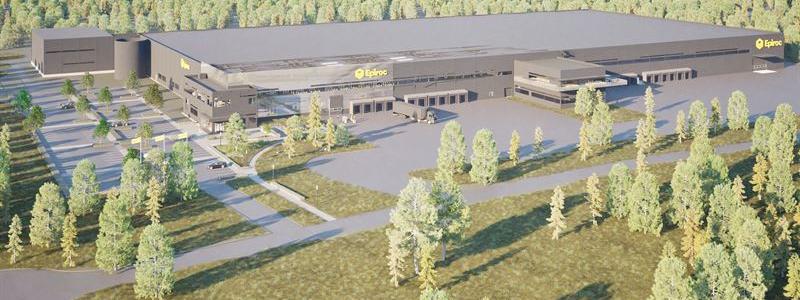 Illustration: Epiroc Distribution Center