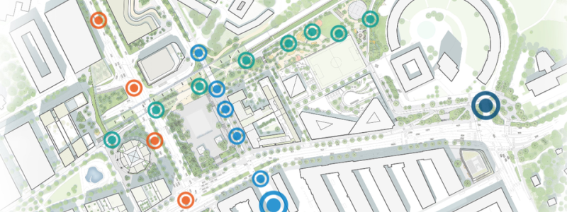 3D visualiseringsprogram för Östra Hagastaden. Illustration: White Arkitekter/Robert Niziolek Stockholms stad
