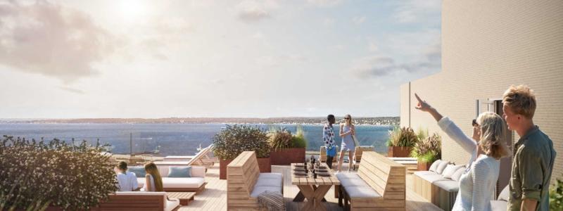 Brf Panoramautsikten. Illustration: Riksbyggen