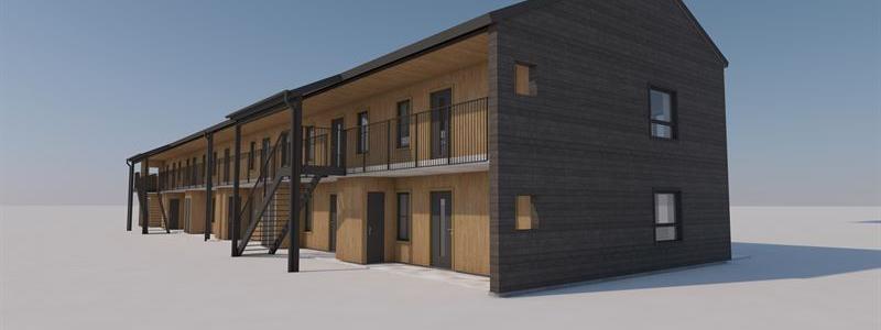Peab bygger bostäder i Lindvallen. Illustration: Gisterås Sjöstrand arkitektur