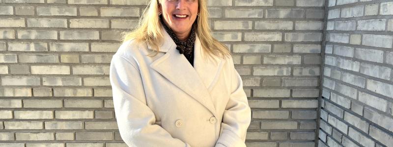 Petra Ahlström vd för Hedin Construction Byggservice och Snickeri. Pressbild: Hedin Construction AB