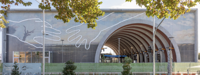 Porslins fasad av Fiandre. Pressbild: Fiandre