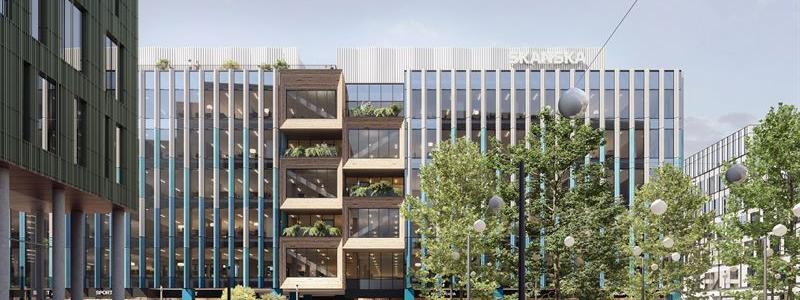 PL Nowy Rynek C Poznan. Pressbild: Skanska