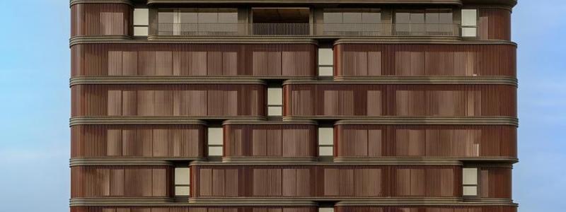 The Primus i Jaipur har utformats för att möta ett extremt varmt klimat. Gröna terrasser, vertikala solskydd och naturlig ventilation minskar behovet av kylning samtidigt som byggnaden erbjuder flexibla och hälsosamma arbetsmiljöer. OBS! Det finns fler bilder av interiören i slutet av artikeln. Foto: Vinay Panjwani/Sanjay Puri Architects.