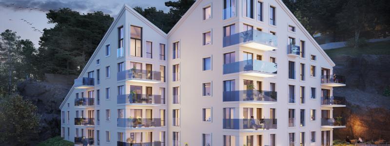 HSB brf Prisma i Krokslätt, Mölndal, byggstartar officiellt den 31 maj 2024 genom ett ”första spadtag” på tomten. Bild: HSB