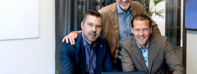 Andreas Jaldevik, Pär Jorstadius och Leif Ahlberg. Foto: RO-Gruppen