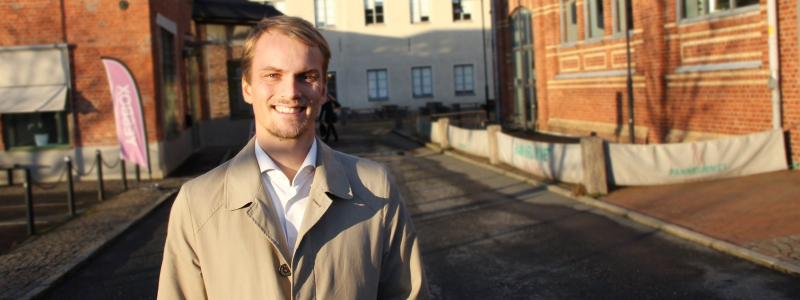 Mathias Cejie Olsson utses till rollen som projektutvecklingschef. Foto: RO-Gruppen