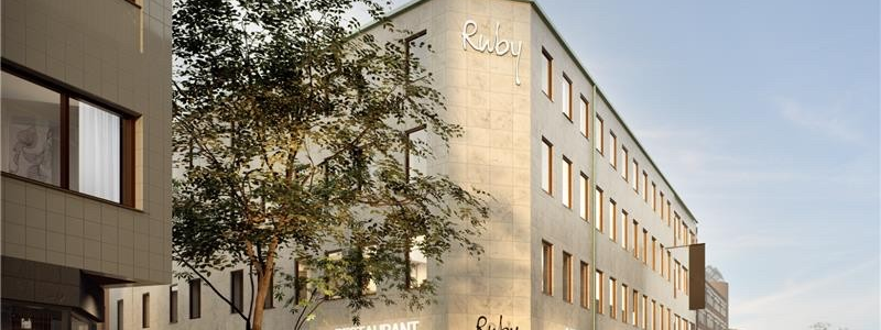 Ruby Hotel. Illustration: Kaminsky Arkitektur