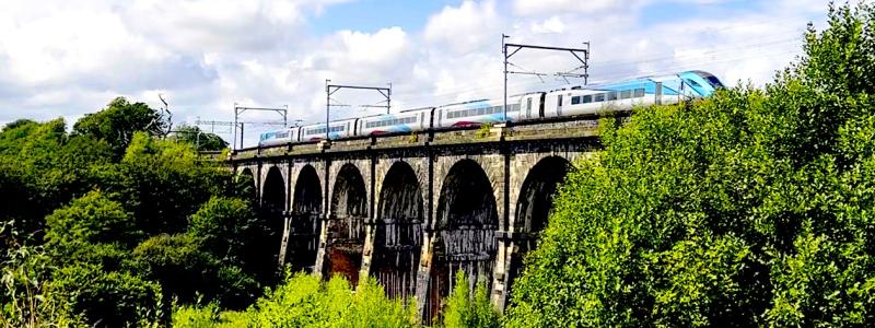 Sankey-viadukten vid Newton-le-Willows. Foto: Network Rail