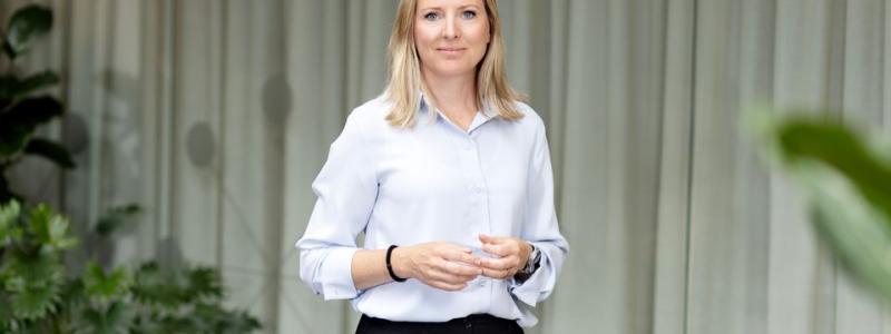 Sara Löfgren, ordförande för Svensk Betong. Foto: Svensk Betong