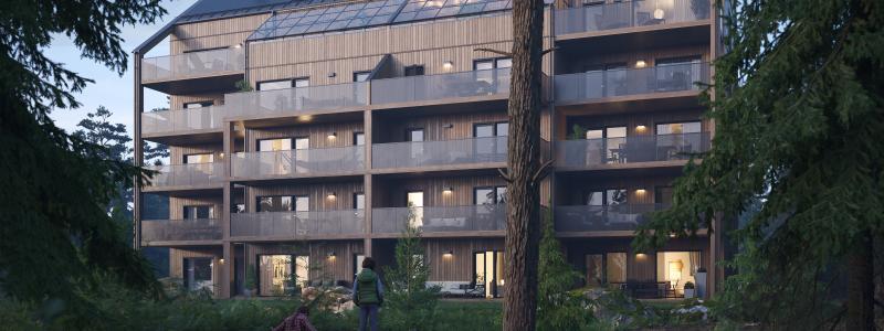 ByggArvid får uppdraget att bygga Brf Silva i Kungälv – En viktig pusselbit i utvecklingen av Nordtag. Pressbild: ByggArvid