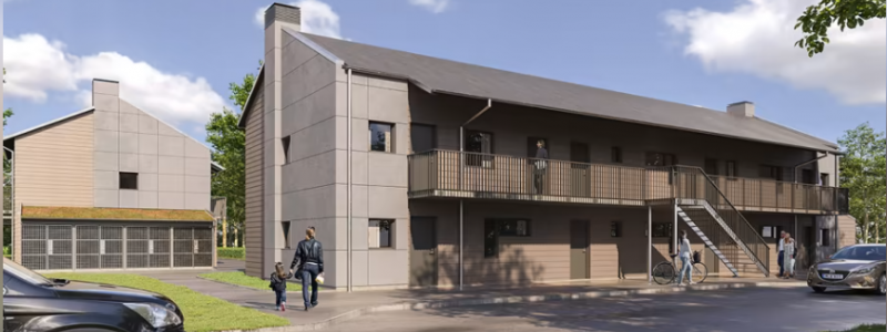 Enheten, Halmstad. Visionsbild: Hultin & Lundquist Arkitekter AB