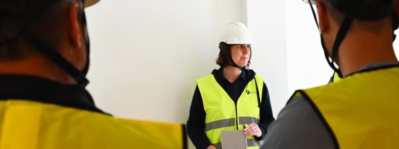 Energikontoret i Mälardalens nätverk för fastighetsägare i Södermanlands och Västmanlands län har ett 30-tal medlemmar. Projektledare Johanna Fredén är nätverkskoordinator. Foto: Moa Önell.