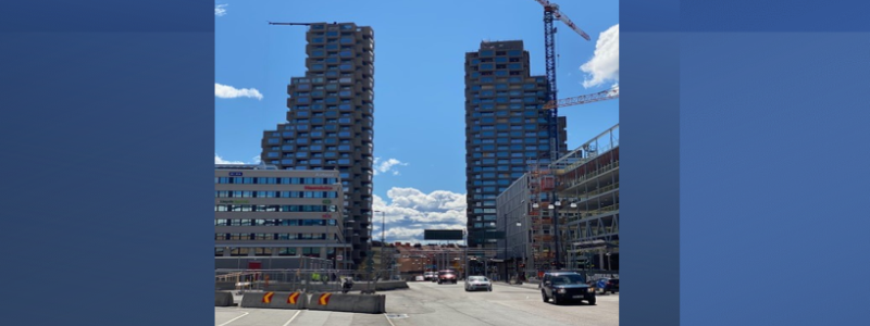 Norra Tornen, ett av Oscar Properties uppmärksammade projekt. Foto: John Hardwick