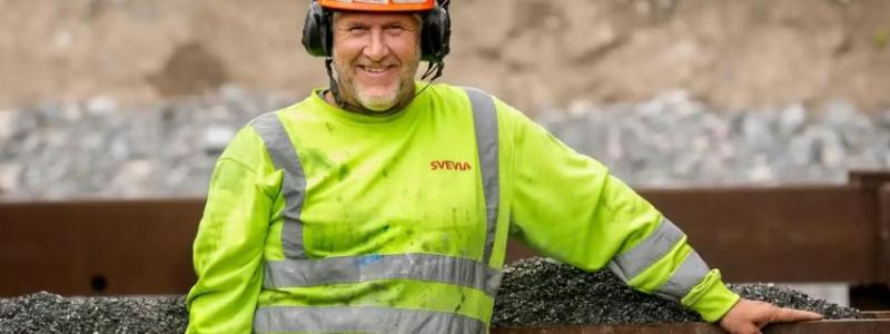 Svevia vill förändra grunden i bolagets säkerhetskultur och gör en stor satsning på arbetsmiljö. Foto: Rickard Kilström