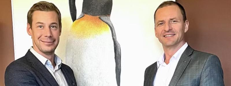 Från vänster på bilden: Emil Löveryd och Stian Hansen. foto Jotun