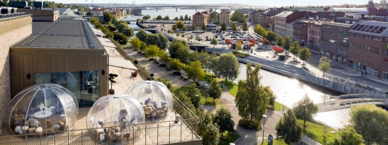 Hotellet öppnade 1 september 2021 och har varit i stort sett fullbelagt Foto: Clarion hotell Sundsvall