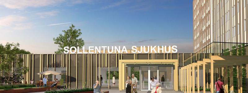 Bild från Sollentuna sjukhus, ett tidigare projekt för Norconsults konstruktionsavdelning. Foto: Norconsult