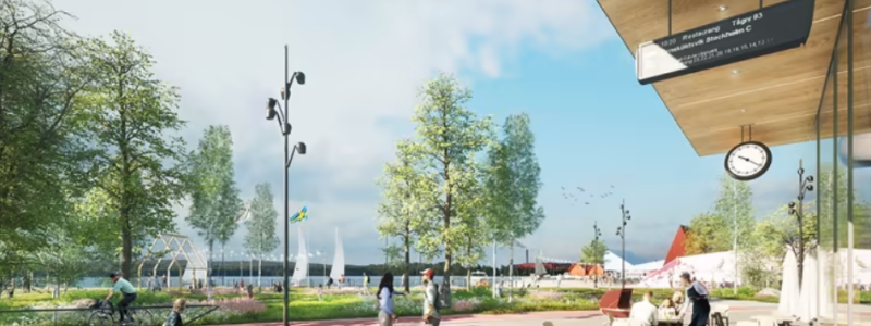 Visionsskiss inför kommande planeringsarbete. Foto: Illustration: Mandaworks
