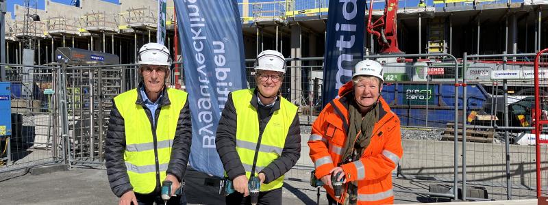 Spadtag vid Masthuggskajen. Pressbild: Framtiden Byggutveckling