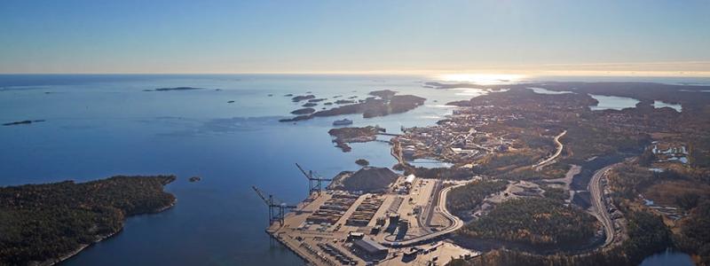 Stockholm Norvik Hamn. Foto: Stockholms Hamnar/Per-Erik Adamsson