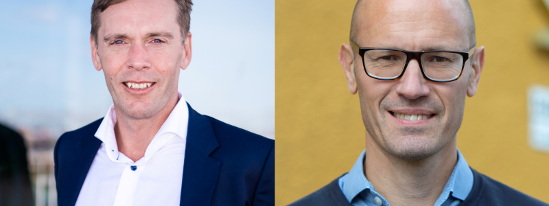 Håkan Danielsson och Stefan Sandberg. Foto: WSP/Peter Lydén