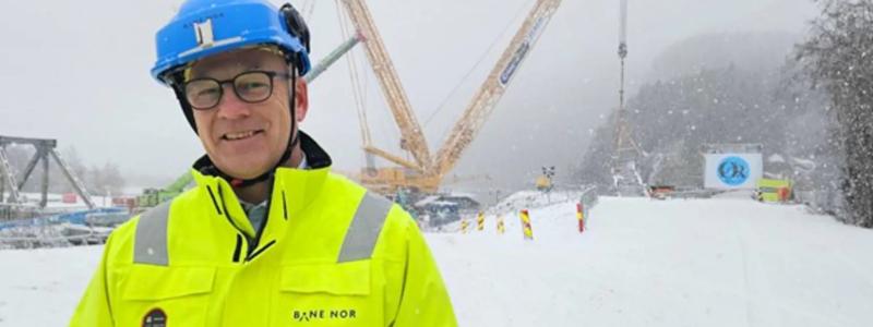 VD för Bane NOR Thor Gjermund Eriksen. FOTO: Kirsten McDonagh, Bane NOR