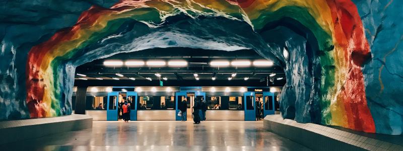 Blå linje förlängs till Nacka och Söderort. Linjen utgår från befintlig station Kungsträdgården och får två förgreningar. Foto: fred rivett/unsplash