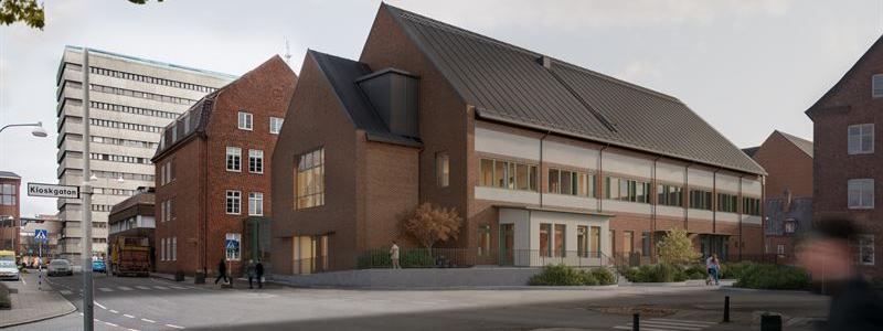 Skånes universitetssjukhus i Lund.  Illustration: Sweco Architects/Region Skåne