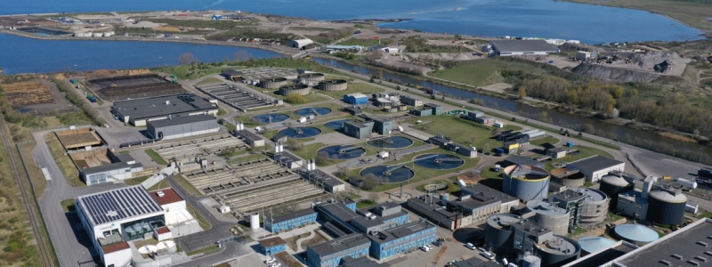 Flygbild Sjölunda. Foto: VA SYD