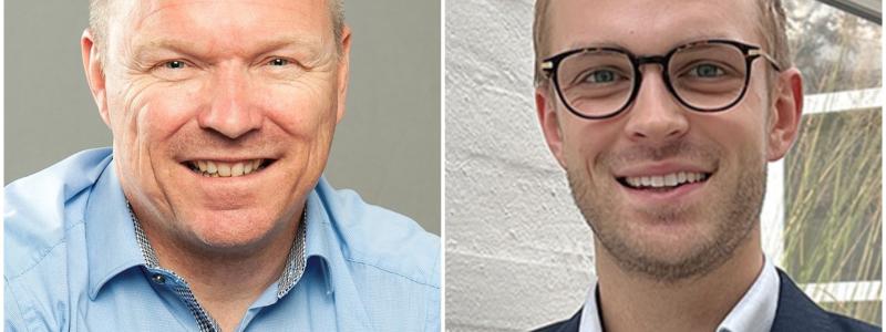 Vidar Handal och Mathias Poulsen. Foto: Wavin