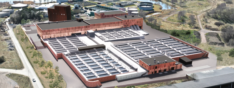 Visualisering Kalmarsundsverket / bild: Endress+Hauser lånat från Kalmar Vatten